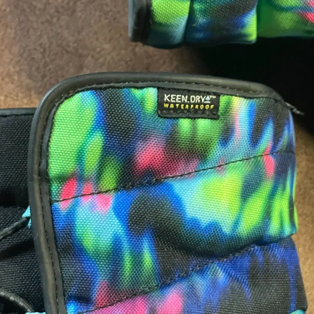 KEEN Puffrider Snow Boots Youth 6 Northern Lights Waterproof Insulated 1027961